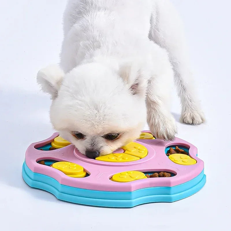 Interactive Dog Feeding Puzzle for Smarter, Slower Eating