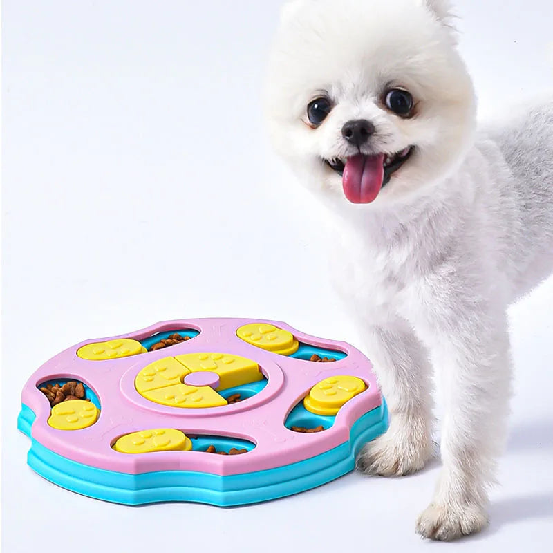 Interactive Dog Feeding Puzzle for Smarter, Slower Eating