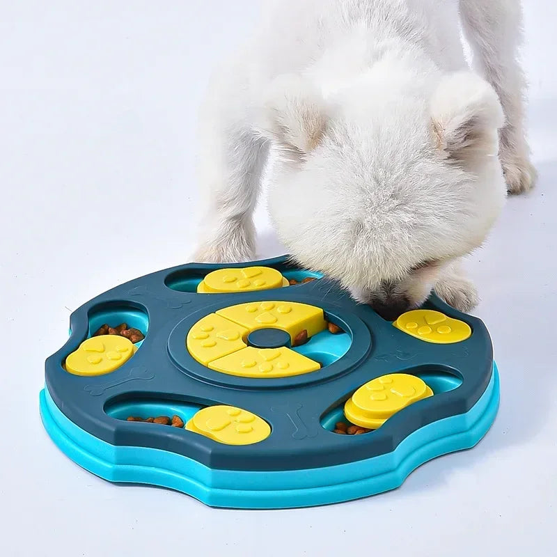 Interactive Dog Feeding Puzzle for Smarter, Slower Eating
